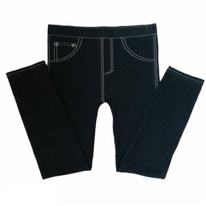 Choice Jean Looking Leggings Pull - on jeggings One size